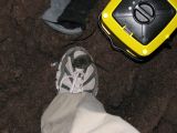 Day 2 - Ape Cave - cave mouse explores my shoe